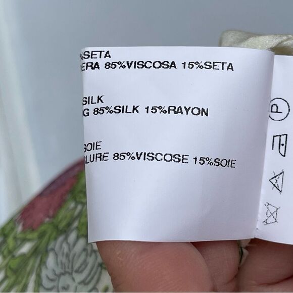 Maurizio pecoraro floral print dress size 6 - Picture 14 of 16